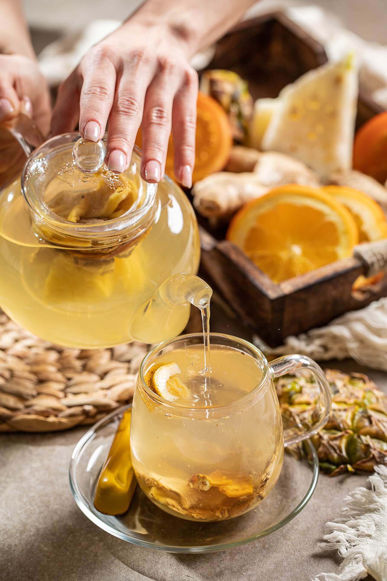 Fruit tea tasting experience